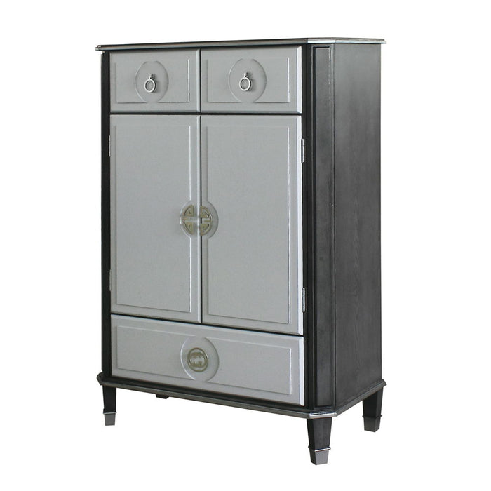 House - Beatrice Chest - Charcoal & Light Gray Finish