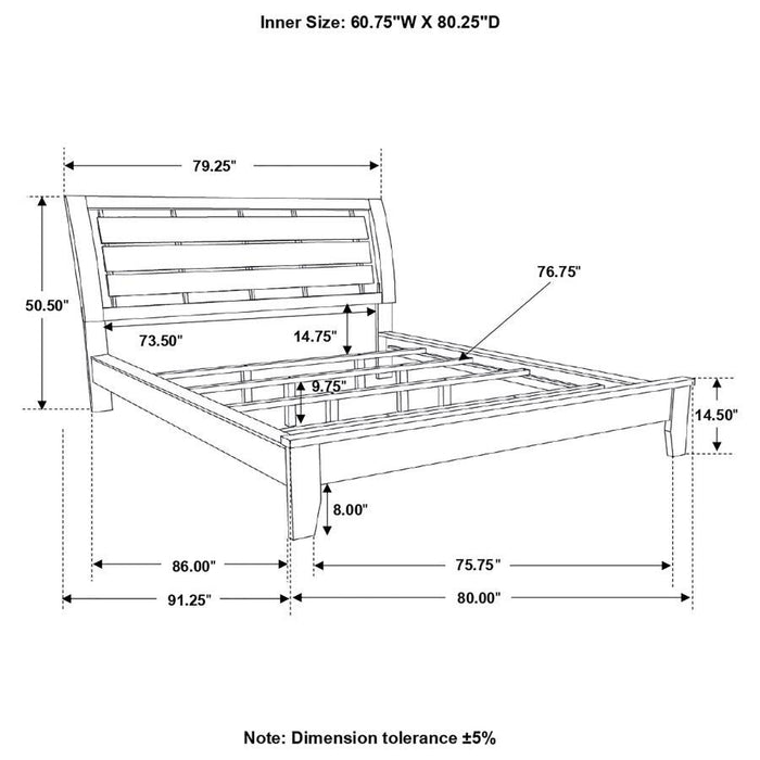 Serenity - Panel Bed