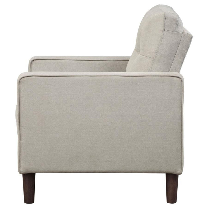 Bowen - Upholstered Track Arms Tufted Chair