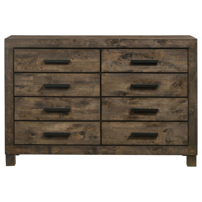 Woodmont Collection - Woodmont 8-drawer Dresser Rustic Golden Brown