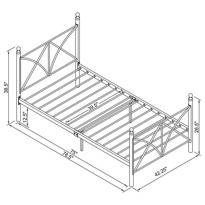 Hart - Metal Platform Bed