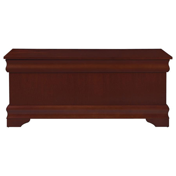 Louis Philippe - Rectangular Cedar Chest Warm Brown