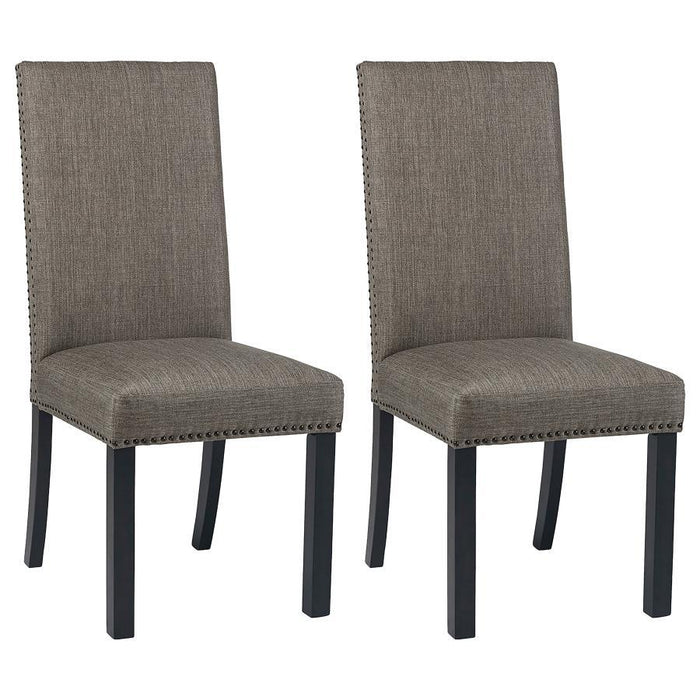 Grey - Jamestown Upholstered Side Chairs Charcoal (Set of 2)