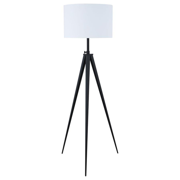 White - Tripod Legs Floor Lamp White And Black