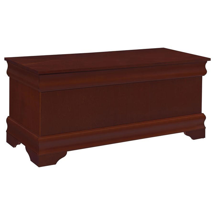 Louis Philippe - Rectangular Cedar Chest Warm Brown