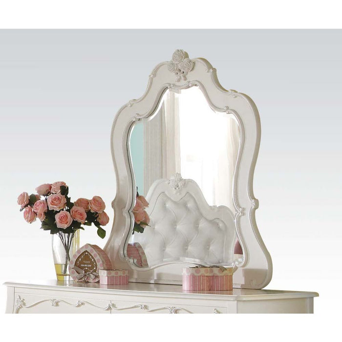 Edalene - Mirror - Pearl White