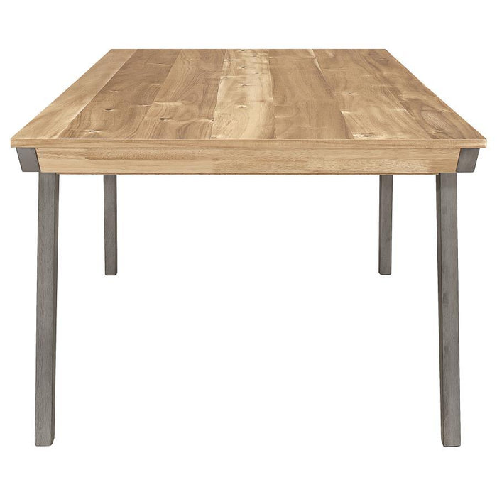 Nogales Wooden Dining Table Acacia And Coastal Grey